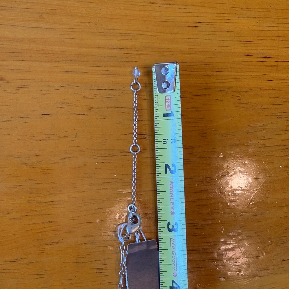 JJill double sided snowflake necklace. New with tag - Picture 13 of 16